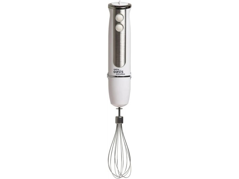 Oasis BL-85W2 с насадкой-венчиком — демонстрация съёмных насадок в сборе