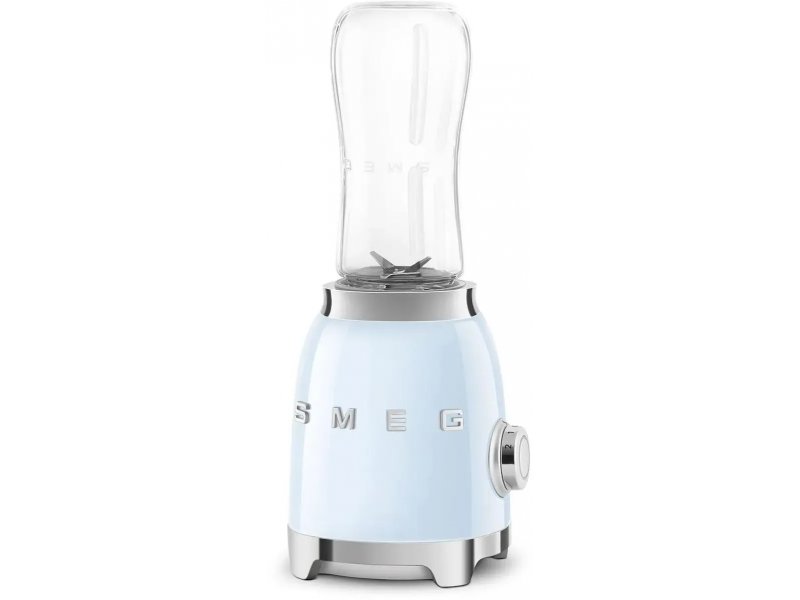 Smeg PBF01PBEU — поворотный регулятор скорости справа, минималистичный ретро-дизайн