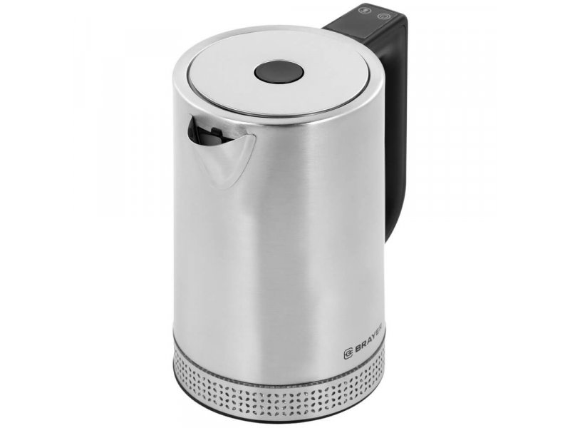 Brayer BR1060 электрический чайник из нержавеющей стали 1,7 л со скрытой спиралью, вид спереди