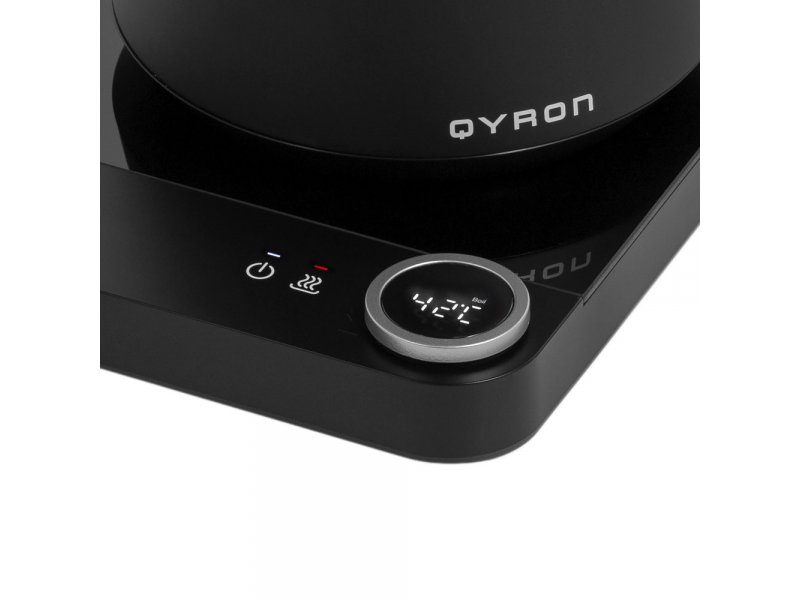 Qyron KS607 нижняя часть базы с кнопкой питания и LED-дисплеем температуры