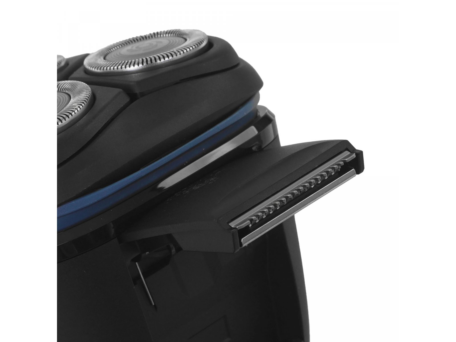 Philips S3144/00 открытая головка &mdash; конструкция режущего механизма, сетка и лезвия трёхголовочной системы