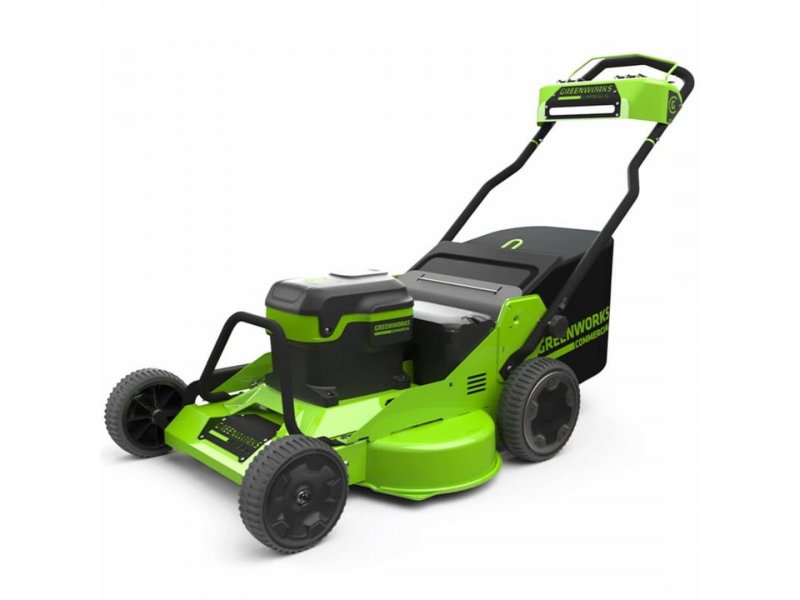 Greenworks 82LM30S газонокосилка аккумуляторная 76 см ширина захвата стальная дека