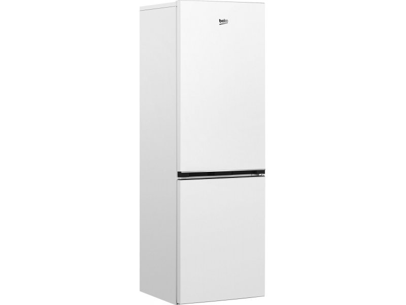 Beko B1RCNK272W боковой профиль холодильник под углом глубина корпуса