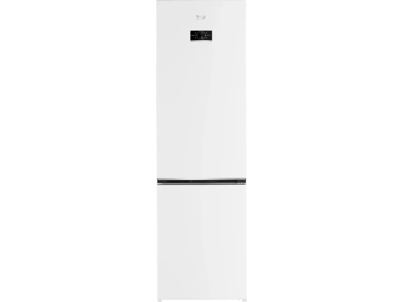 Beko B3R0CNK402HW белый двухкамерный холодильник с внешним дисплеем, вид спереди