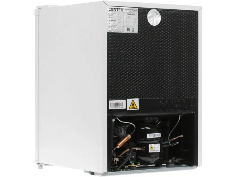 Centek CT-1702 — задняя панель с компрессором и конденсаторной системой