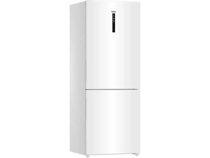 Haier C4F744CWGU1 боковой профиль, белый металлический корпус, регулируемые ножки, высота 190 см