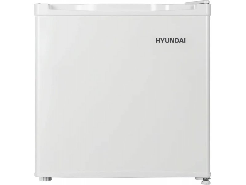 Hyundai CO05041H белый компактный холодильник вид спереди