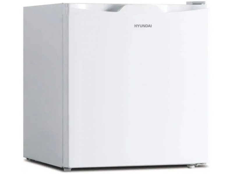 Hyundai CO0551WT белый компактный однокамерный холодильник вид спереди