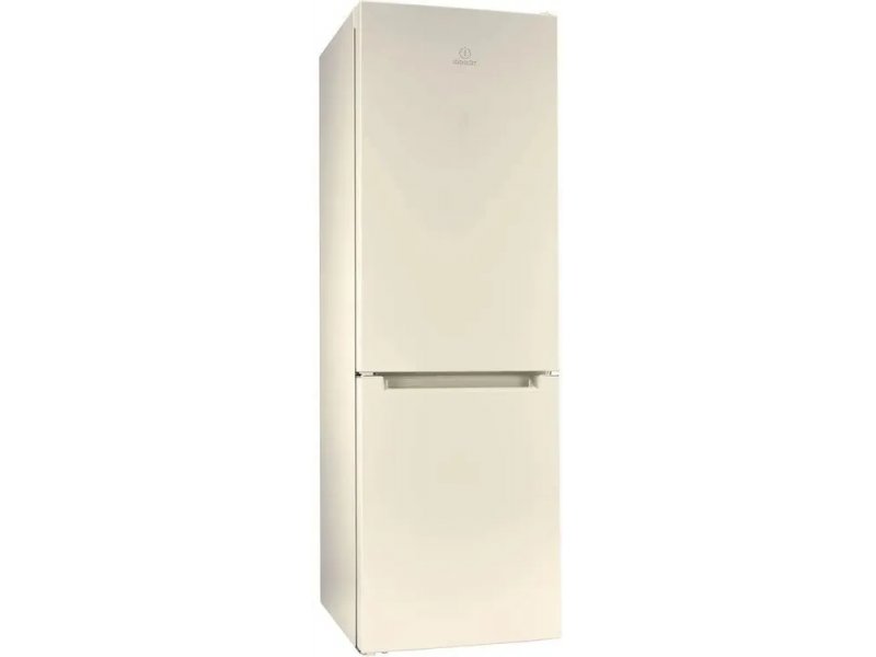 Indesit DS 3180 E бежевый двухдверный холодильник 185 см вид спереди