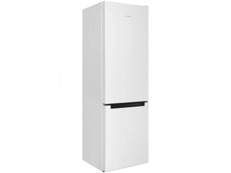 Indesit DS 3200 W вид сбоку под углом — двухкамерная конструкция с двумя отдельными дверями