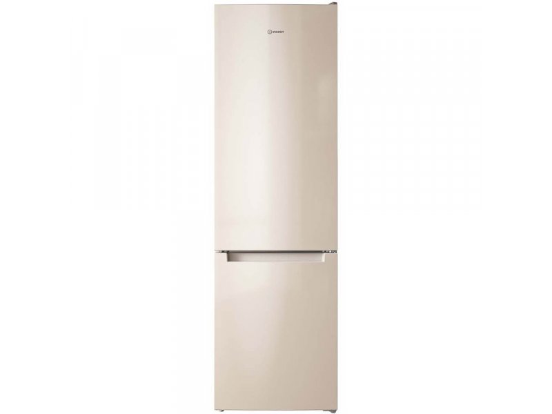 Indesit ITS 4200 E бежевый двухкамерный холодильник вид спереди