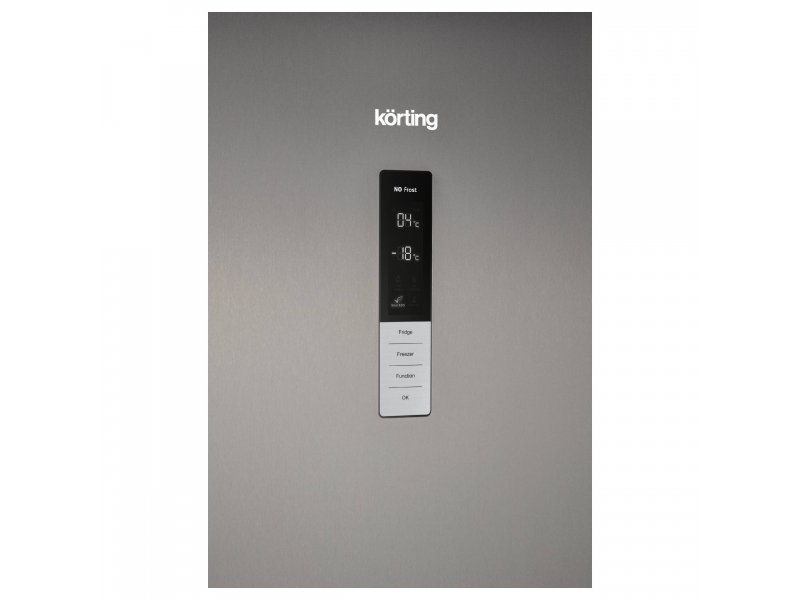 Korting KNFC 61869 X — сенсорная панель управления с цифровым дисплеем и кнопками выбора режимов