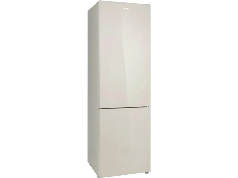 Korting KNFC 62370 GB вид сбоку, бежевый корпус, профиль глубиной 63,5 см