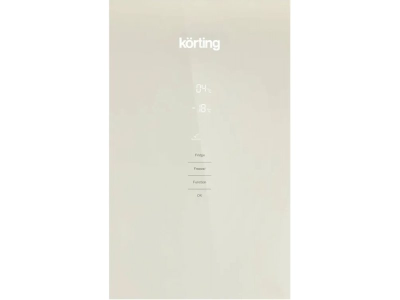 Korting KNFC 62370 GB сенсорная панель управления с цифровым дисплеем на внешней стороне двери