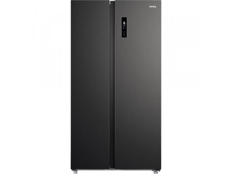 Korting KNFS 93535 XN черный Side-by-Side вид спереди с закрытыми дверцами