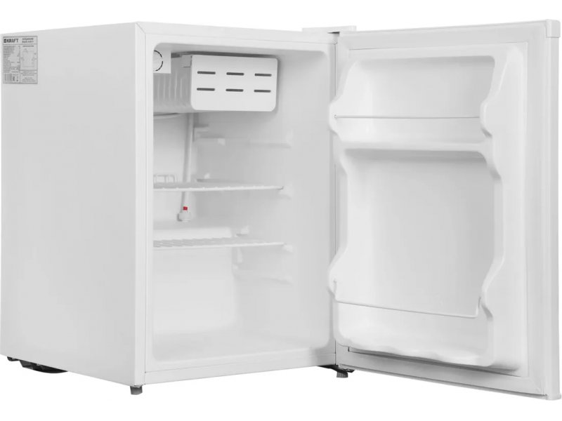 Kraft BC 75 внутреннее пространство с полками, низкотемпературным отделением и регулятором температуры