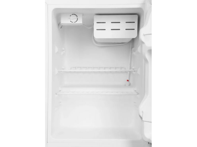 Kraft BC 75 вид верхней части холодильной камеры с регулятором температуры и LED-освещением