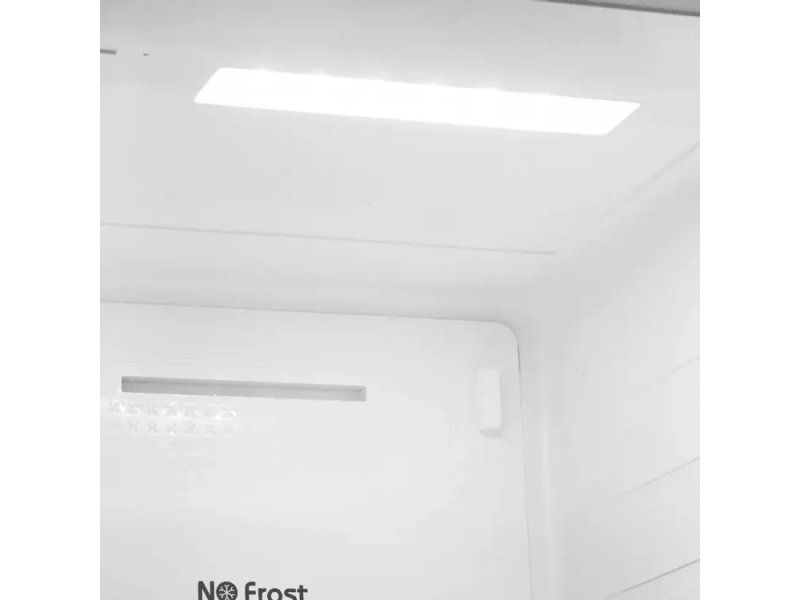 Maunfeld MFF191NFB морозильная камера с LED-подсветкой, система No Frost, внутренняя полка