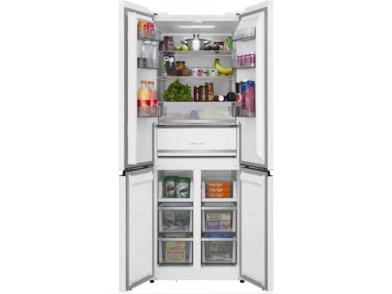 Meferi Ultra MFR70 полностью открытые двери с продуктами полки ящики морозилки организация хранения