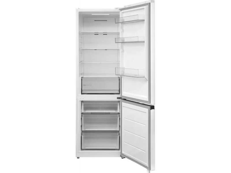 Midea MDRB457FGF01ID внутреннее пространство холодильной камеры полки закалённое стекло