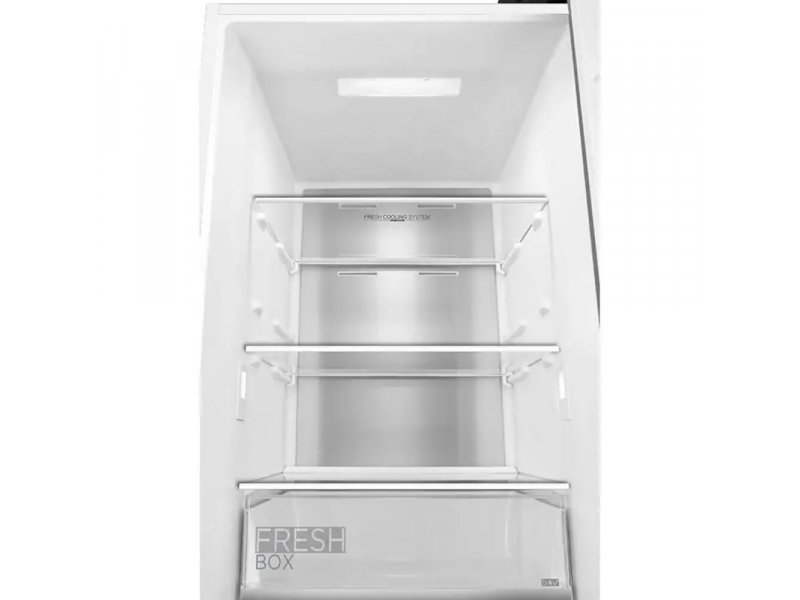 Midea MDRB523MGE01ODM боковой вид белый металлический корпус высота 201 см