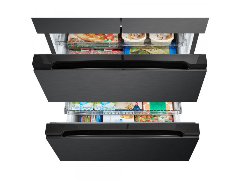 Midea MDRF692MIE45 выдвижные ящики морозильного отделения с продуктами ёмкость нижних секций