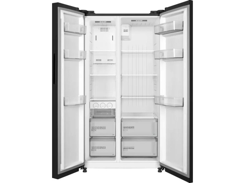 Midea MDRS710FGE30 холодильная камера 347 л стеклянные полки ящики для овощей