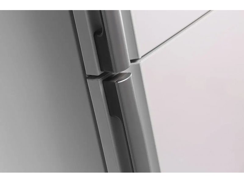 Sharp SJ-XE59PMBE металлическая ручка двери и профиль корпуса — качество отделки