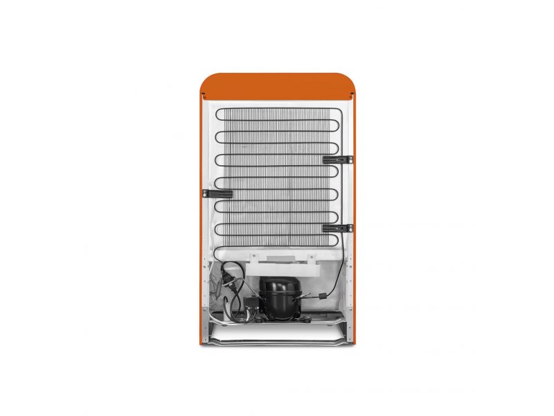 Smeg FAB10ROR6 задняя панель — компрессор, конденсатор и трубки охлаждения