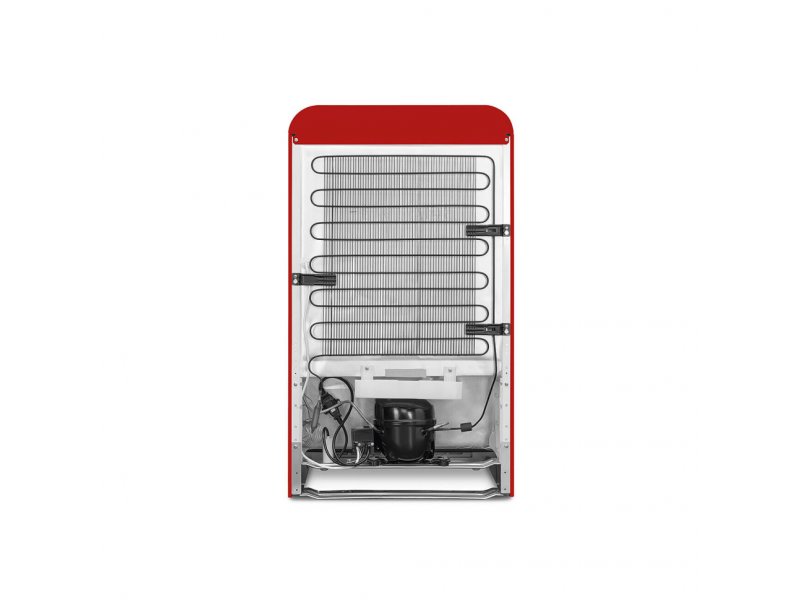 Smeg FAB10RRD6 — задняя панель с компрессором, испарителем и трубопроводами