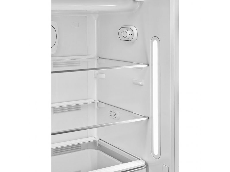 Smeg FAB28RLI6 морозильное отделение сверху 26 литров