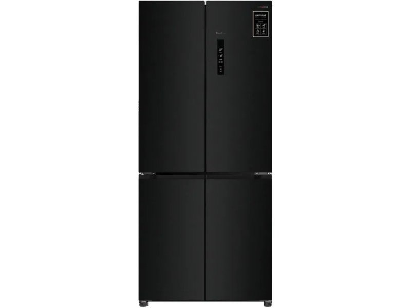 Tesler RCD-487BI графит — четырёхдверный холодильник Side-by-Side с панелью управления
