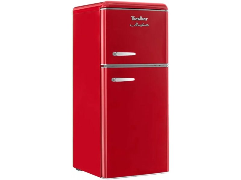 Tesler RT-152 красный, боковой профиль, компактные габариты 113×48.6×52 см