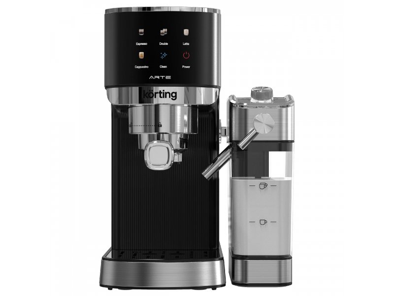 Korting KCM 1005 T Arte — сенсорная панель управления и дисплей кофеварки