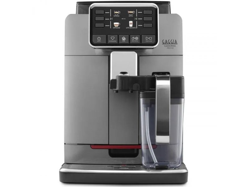 Gaggia RI9604/01 вид спереди — TFT-дисплей, кнопки управления, резервуар для воды справа