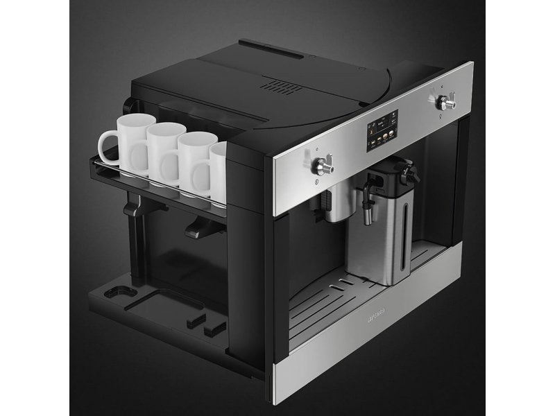 Smeg CMS4303XRU дозатор регулировка высоты чашки максимум 14.2 см