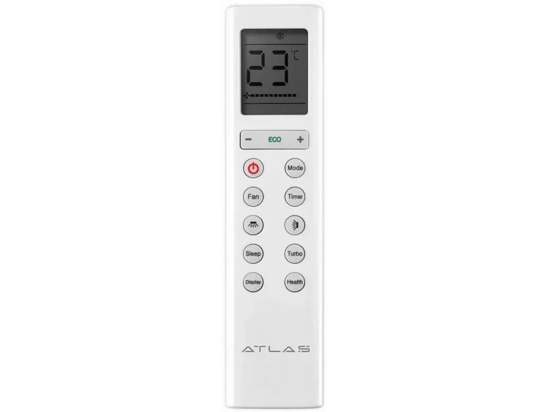 Atlas ATI-ZS09B пульт управления с цифровым дисплеем кнопки Eco Mode Fan Timer Sleep Turbo