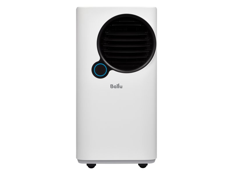 Ballu Eclipse BPAC-07 EPW/N6 — фронтальный вид, белый компактный корпус с логотипом Ballu