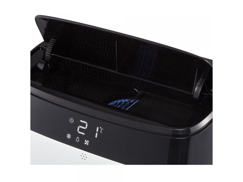 Ballu BPAC-07 SW/N1 фильтрующая решётка и дисплей с температурой 21°C