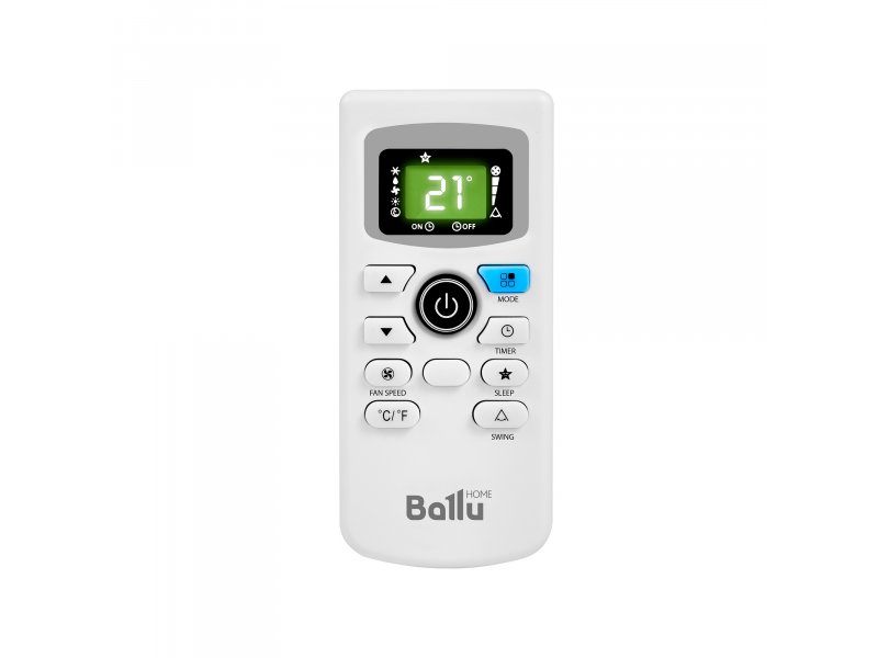 Ballu BPAC-18 CE_20Y пульт управления с дисплеем температуры кнопками режимов и таймером