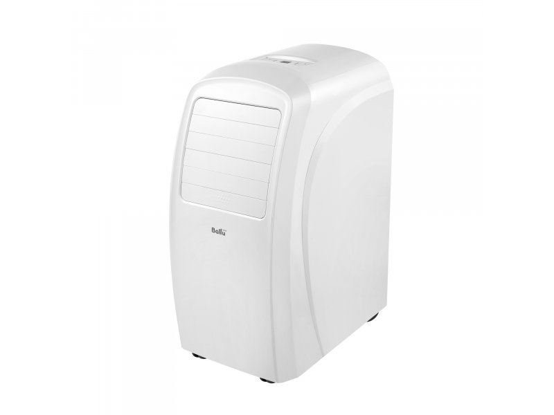 Ballu Smart Pro BPAC-20 CE_20Y закрытая передняя панель, боковой профиль белого корпуса