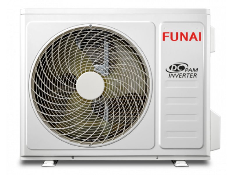 Funai Soyokaze Inverter RAC-I-SZ35HP.D01 наружный блок вентилятор логотип DC PAM INVERTER