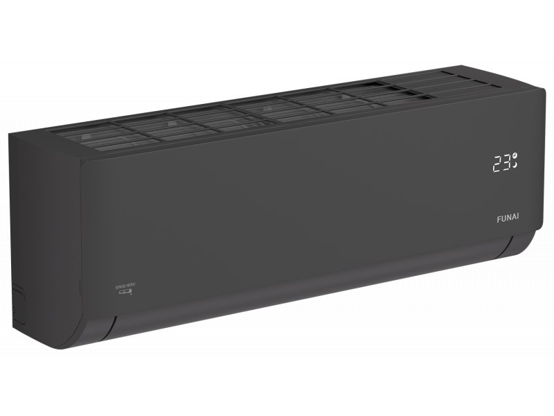 Funai Sensei Nero 2.0 RAC-SNN25HP.D07 вид сверху решётки воздухозаборников прямоугольный корпус