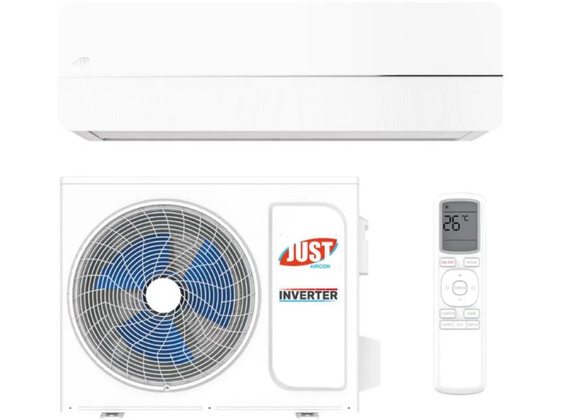 Just Aircon Silvery JAC-07HPSIA/CGS комплектация пульт ДУ коробка