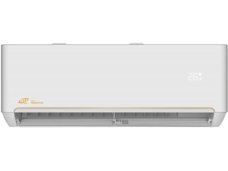 Just Aircon JAC-18HPSIA/TPF наружный блок на фасаде здания