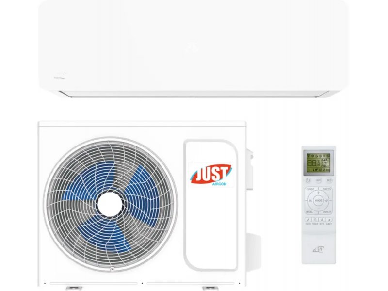 Just Aircon JAE-24HPSA/MB наружный блок монтаж на фасаде крепление