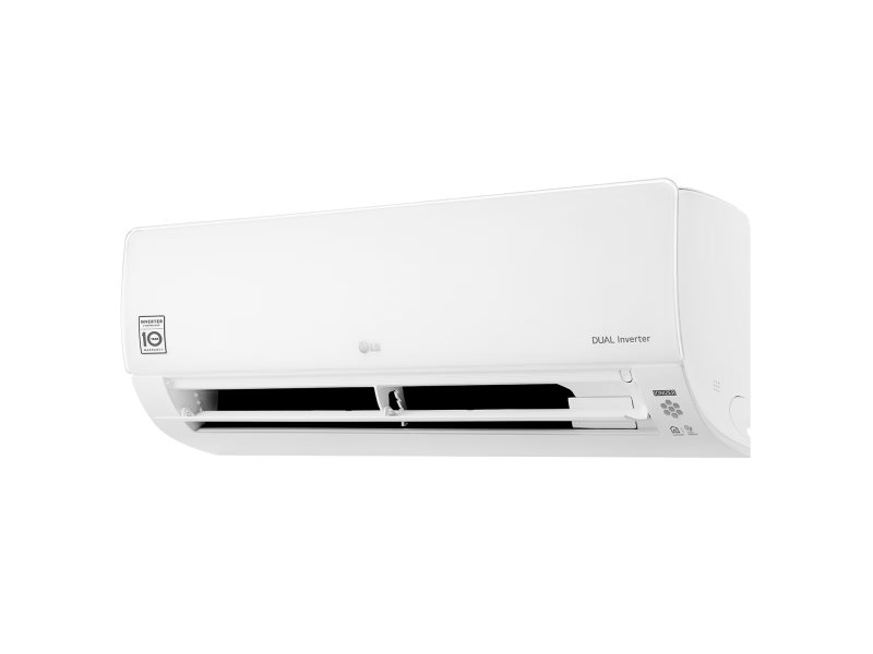 LG ProCool B24TS — вид сбоку, открытая нижняя панель, разъёмы и панель управления