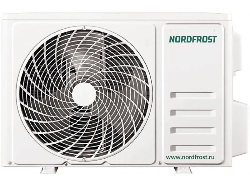 Nordfrost AC 24 QUB наружный блок вентилятор логотип NORDFROST фасад