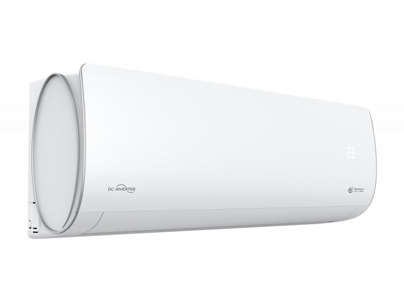 Royal Clima RCI-AR22HN боковой вид внутреннего блока с открытой панелью фильтра, воздухозаборные отверстия