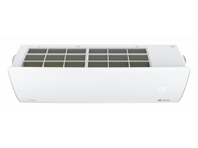 Royal Clima RCI-AR22HN открытая крышка внутреннего блока с фильтрами и воздушными решётками, система фильтрации